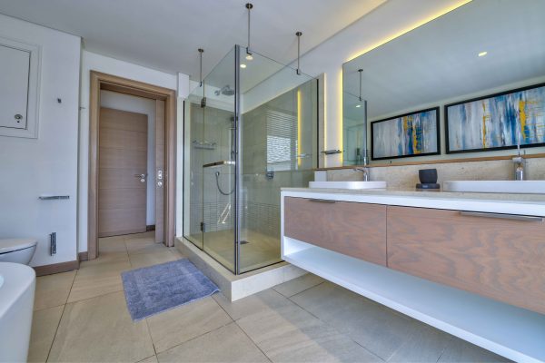 real estate house with modern infrastructure with immense bathroom